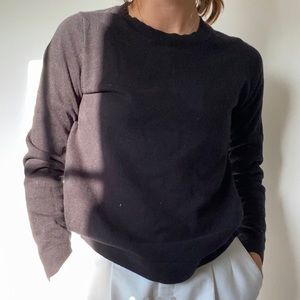 brand new all black j crew teddie